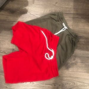 Men’s 2-Pack terry cloth sweat-shorts. (Size:XS)